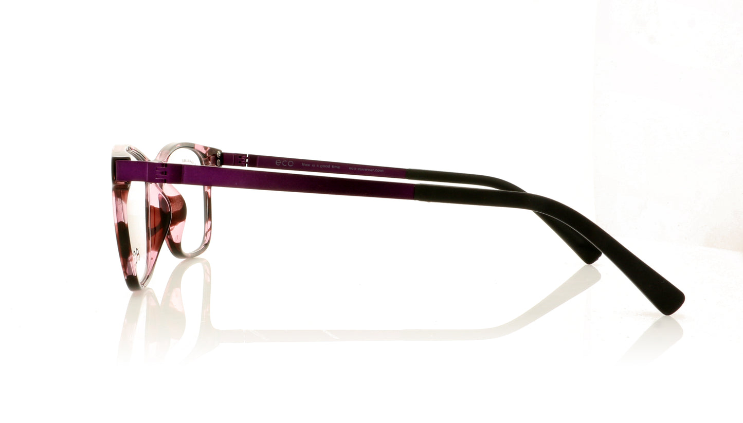 Eco Maringa PURT Purple Tortoise Glasses - Side