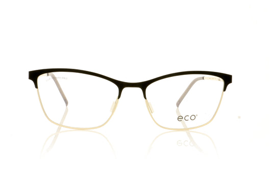 Eco Maya BKGD Black Gold Glasses - Front