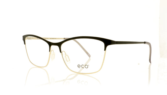 Eco Maya BKGD Black Gold Glasses - Angle