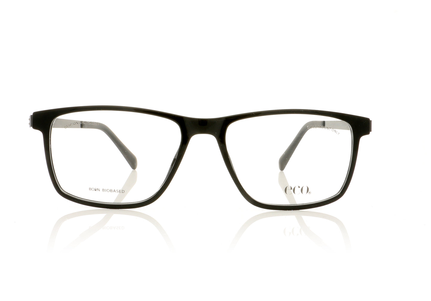 Eco Sanaga BLK Black Glasses - Front
