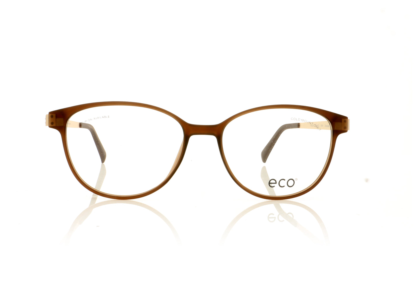 Eco Volga 2 BWN Brown Glasses - Front