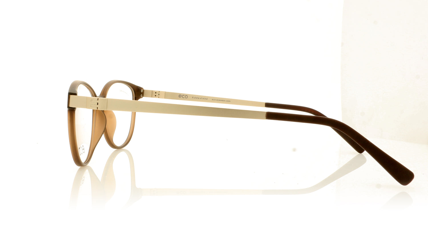 Eco Volga 2 BWN Brown Glasses - Side