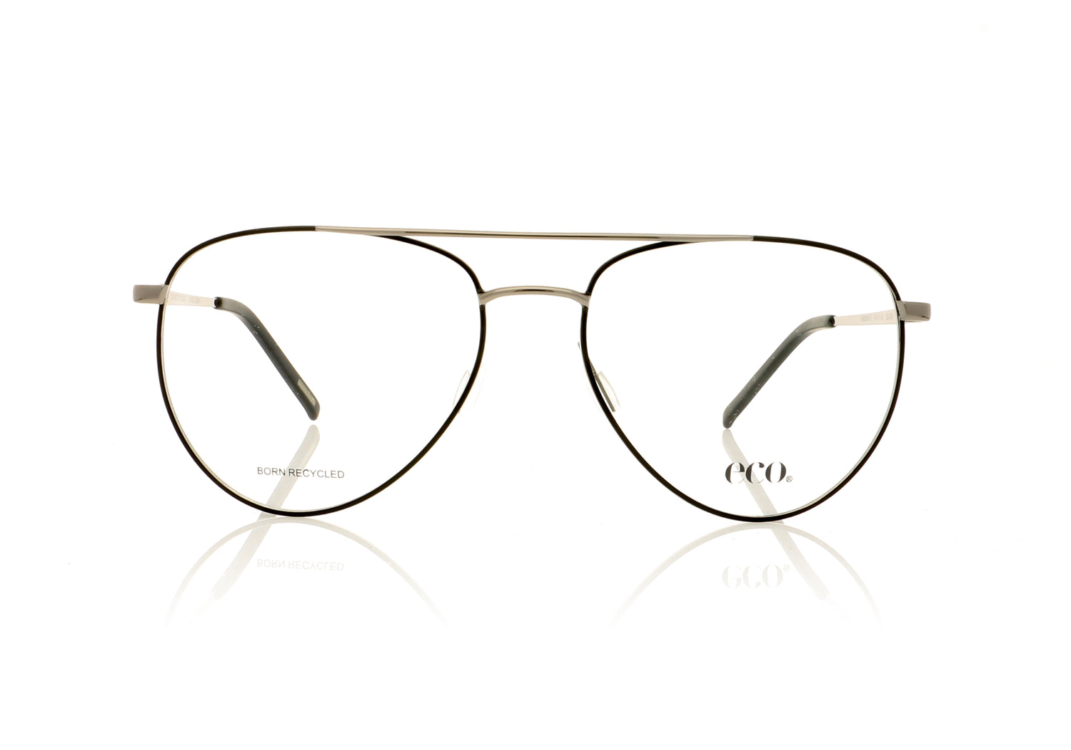Eco Brisbane BLKGN Black Glasses - Front