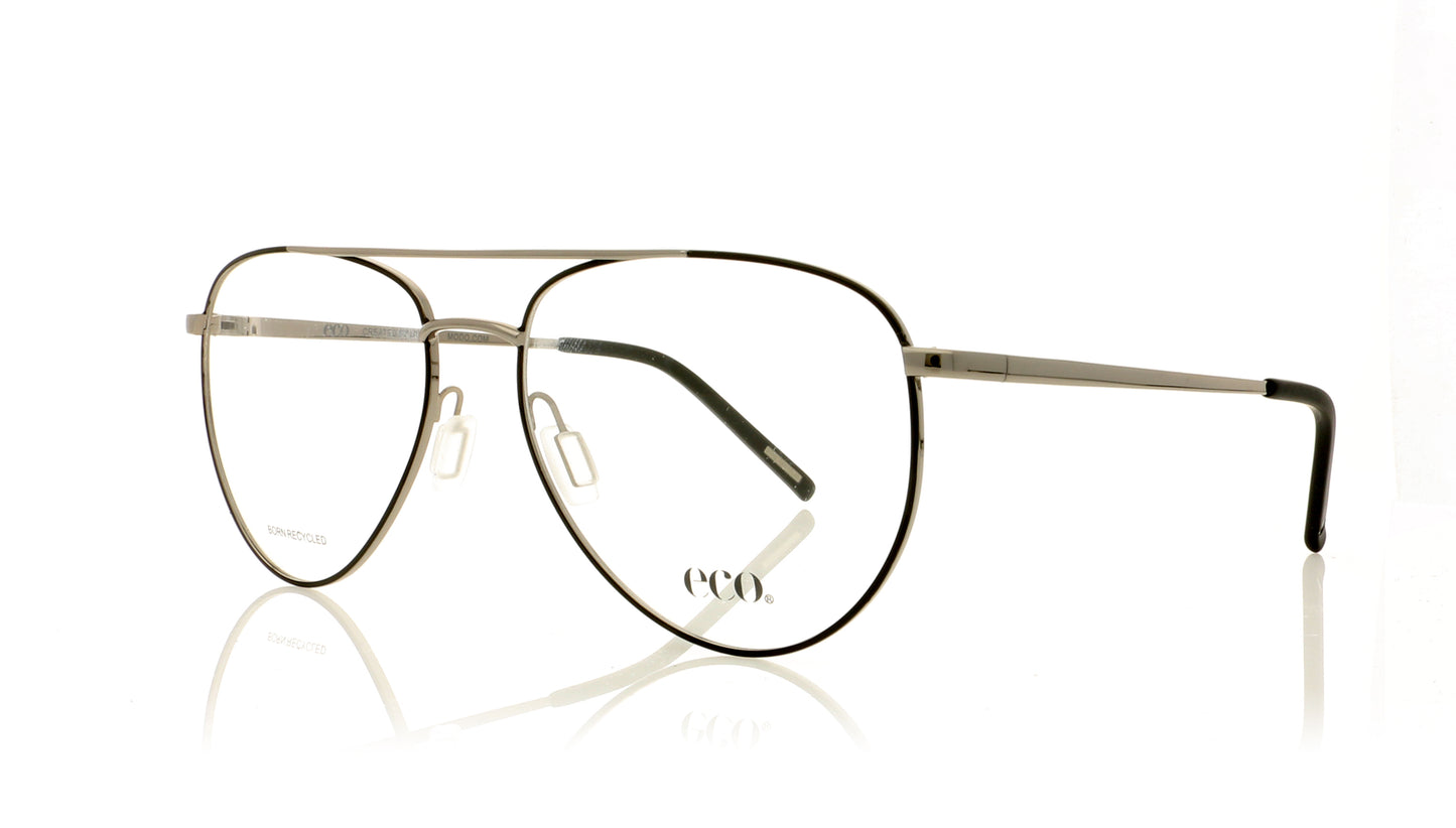 Eco Brisbane BLKGN Black Glasses - Angle