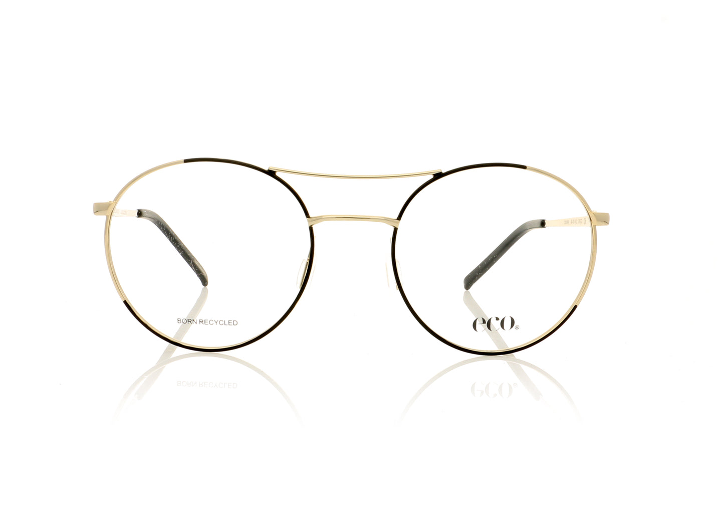 Eco Osaka BKGD Black Glasses - Front