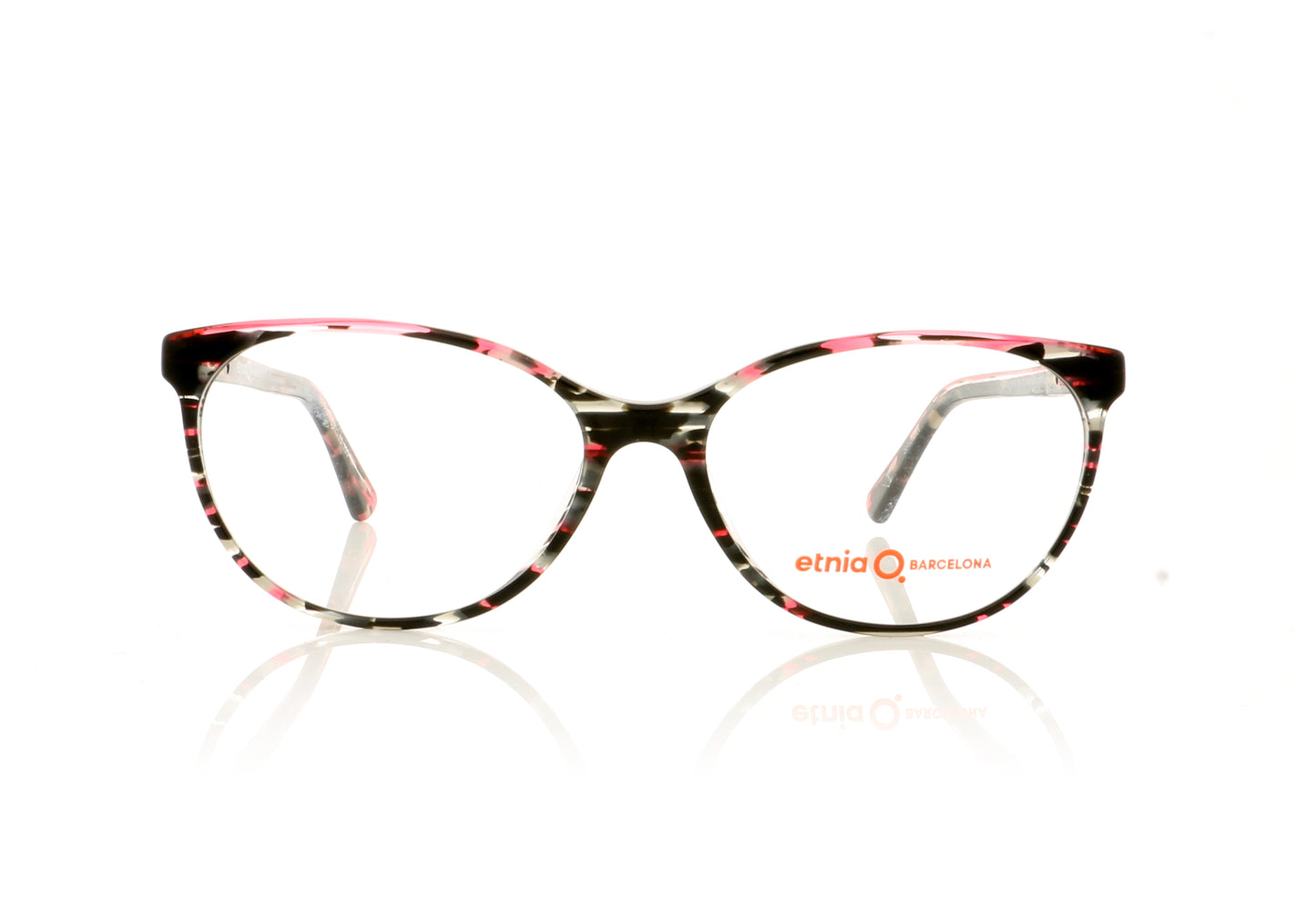 Etnia Barcelona Bergamo FUGY Pink Grey Tortoise Glasses - Front