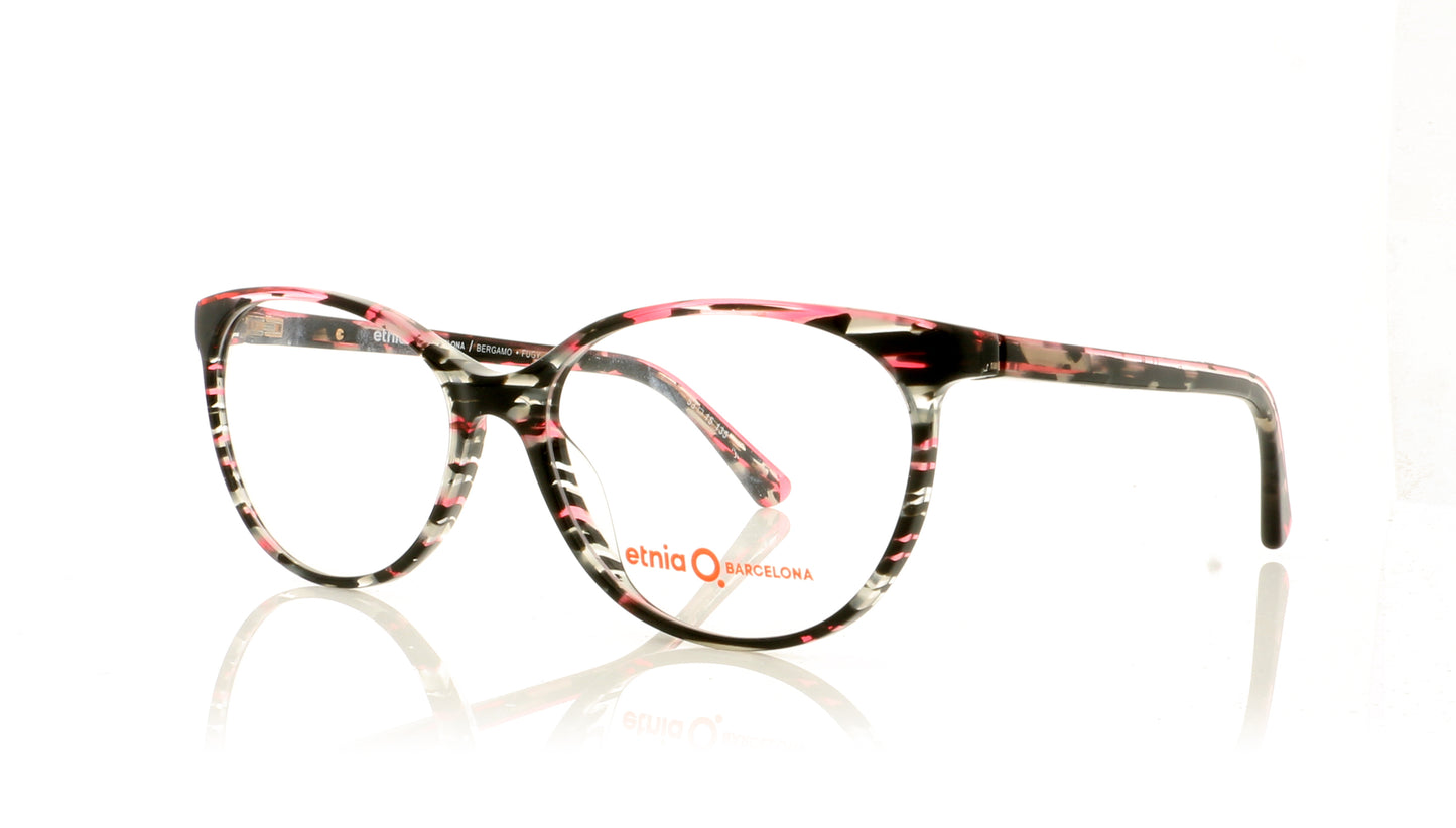 Etnia Barcelona Bergamo FUGY Pink Grey Tortoise Glasses - Angle