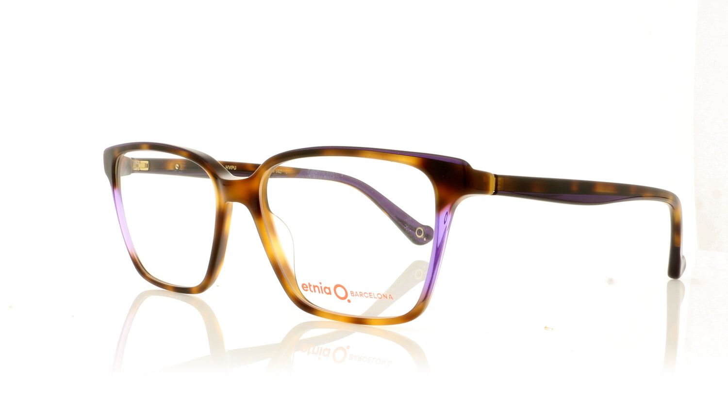 Etnia Barcelona Caribo HVPU Havana Purple Glasses - Angle