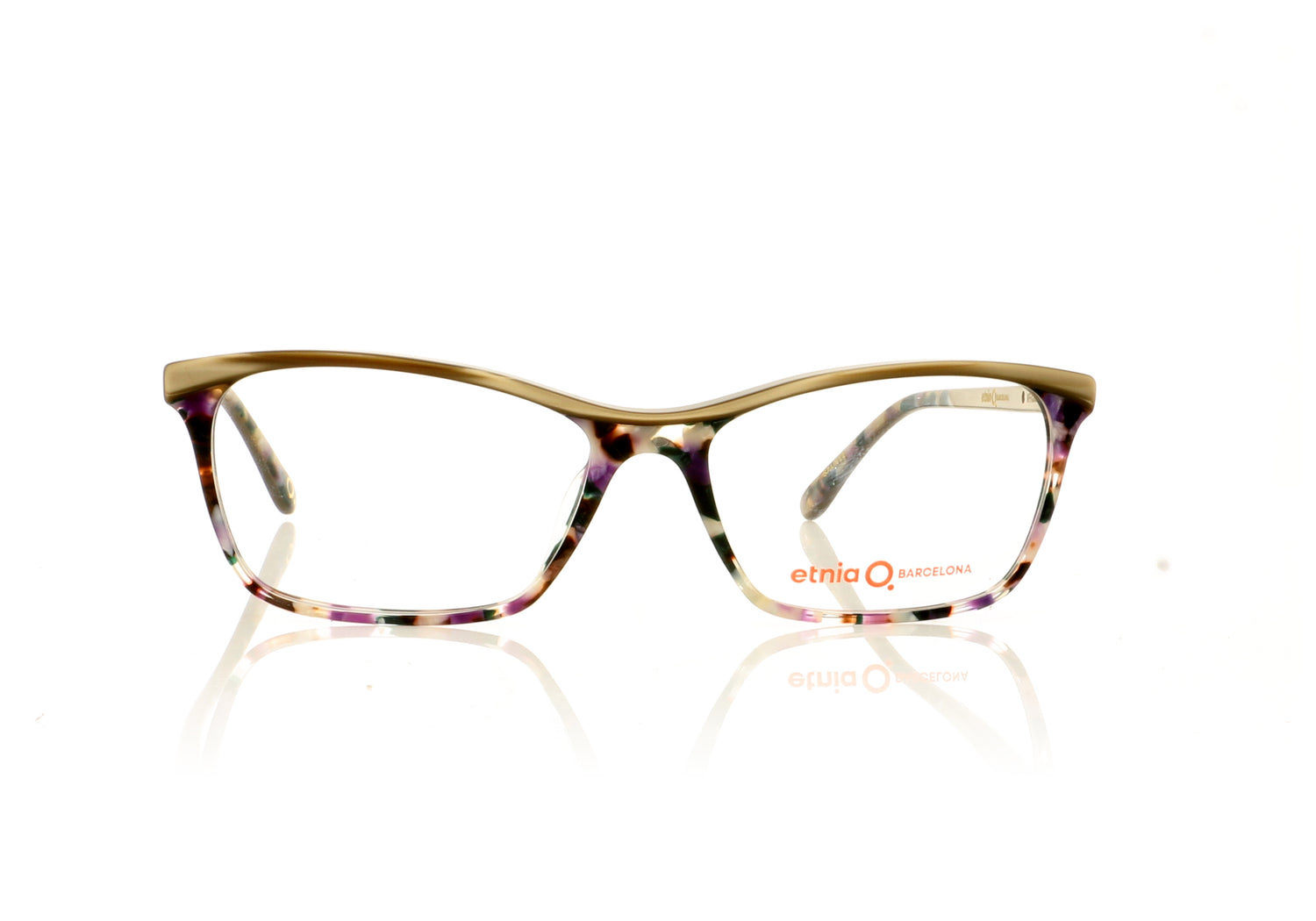Etnia Barcelona Carpi BZPU Bronze Purple Glasses - Front