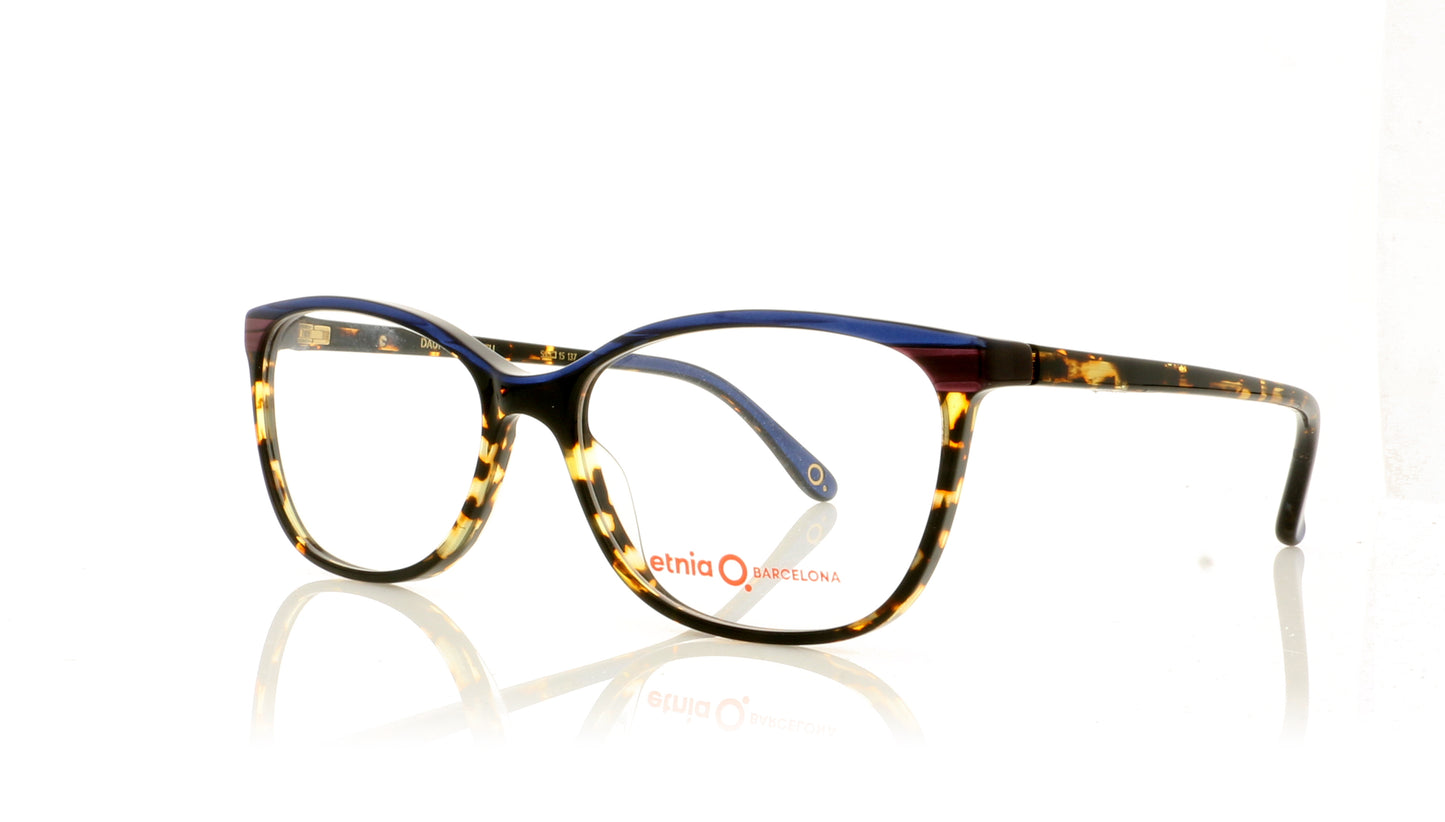 Etnia Barcelona Dauphine 1HVFU Blue Tortoise Glasses - Angle