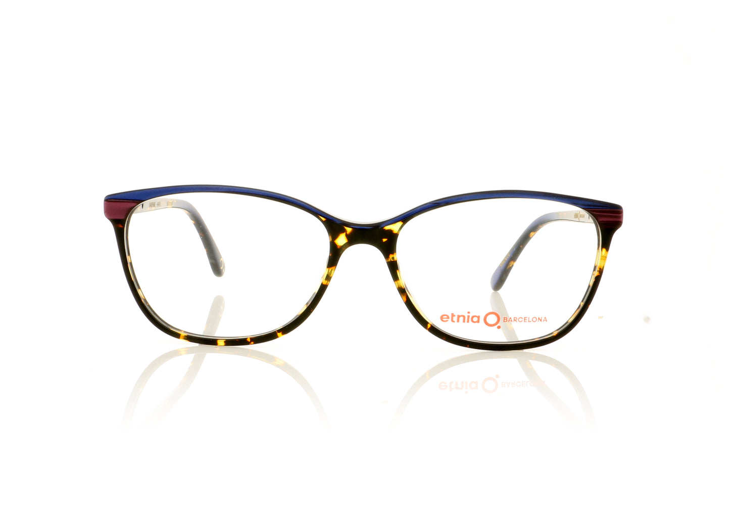 Etnia Barcelona Dauphine HVFU Havana Fuchsia Glasses - Front