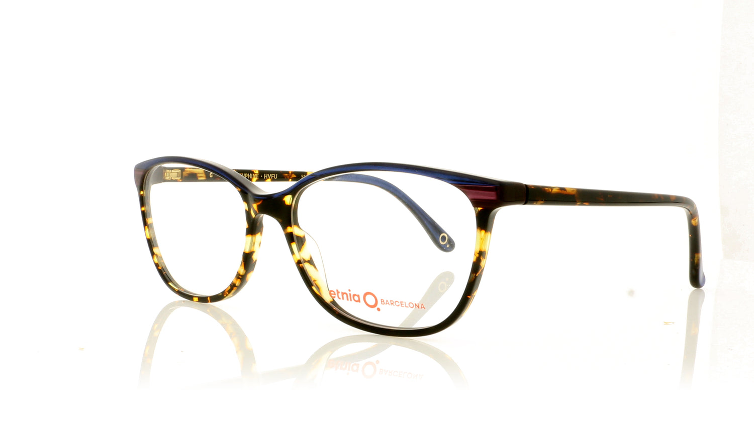 Etnia Barcelona Dauphine HVFU Havana Fuchsia Glasses - Angle