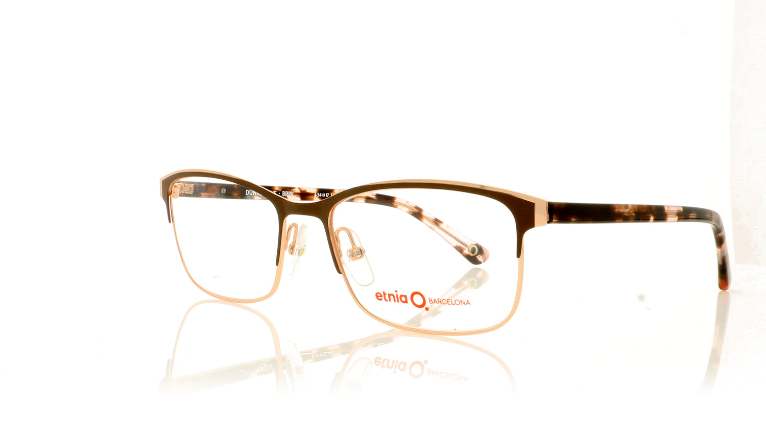 Etnia Barcelona Dunkerque BRPK Brown Pink Glasses - Angle