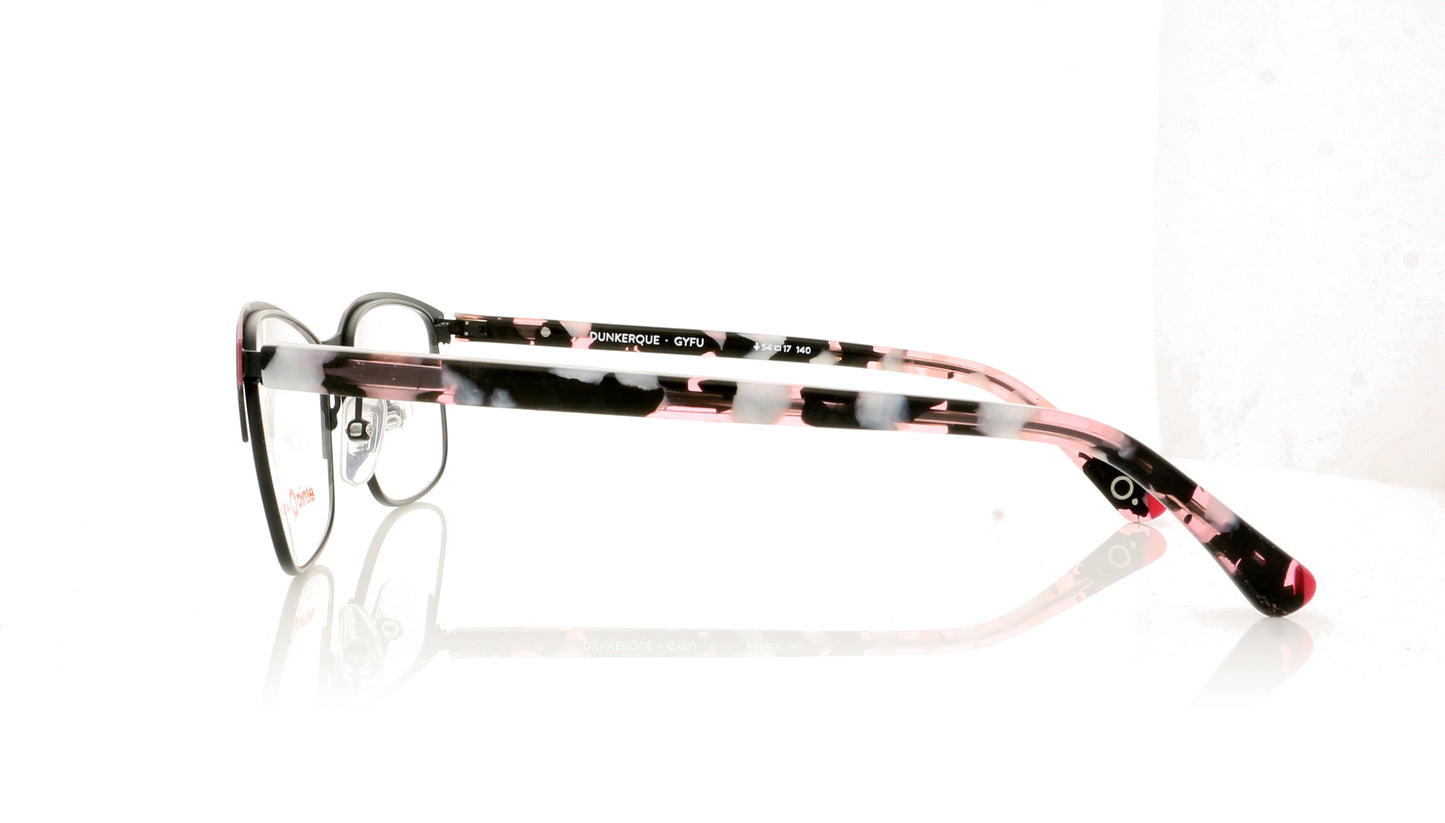 Etnia Barcelona Dunkerque GYFU Black Glasses - Side