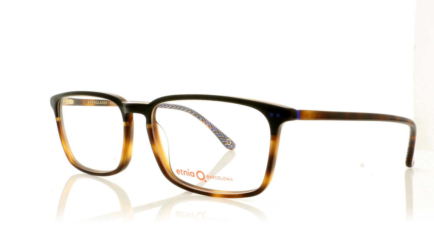 Etnia Barcelona Everglades HVBL Havana Glasses - Angle