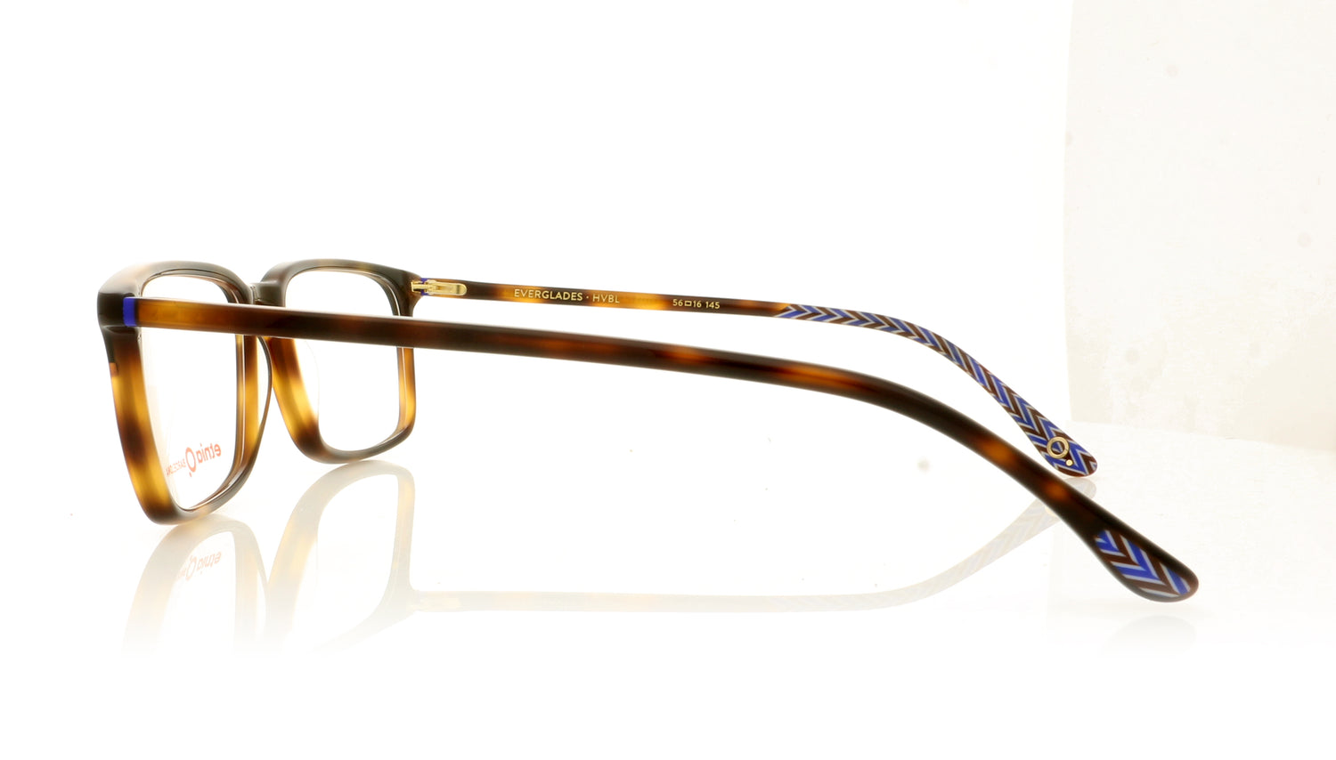 Etnia Barcelona Everglades HVBL Havana Glasses - Side