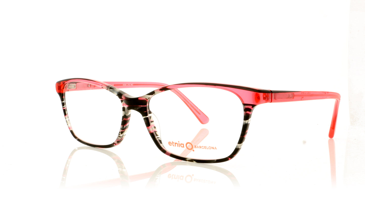 Etnia Barcelona Halle FUHV Fuschia Black Glasses - Angle