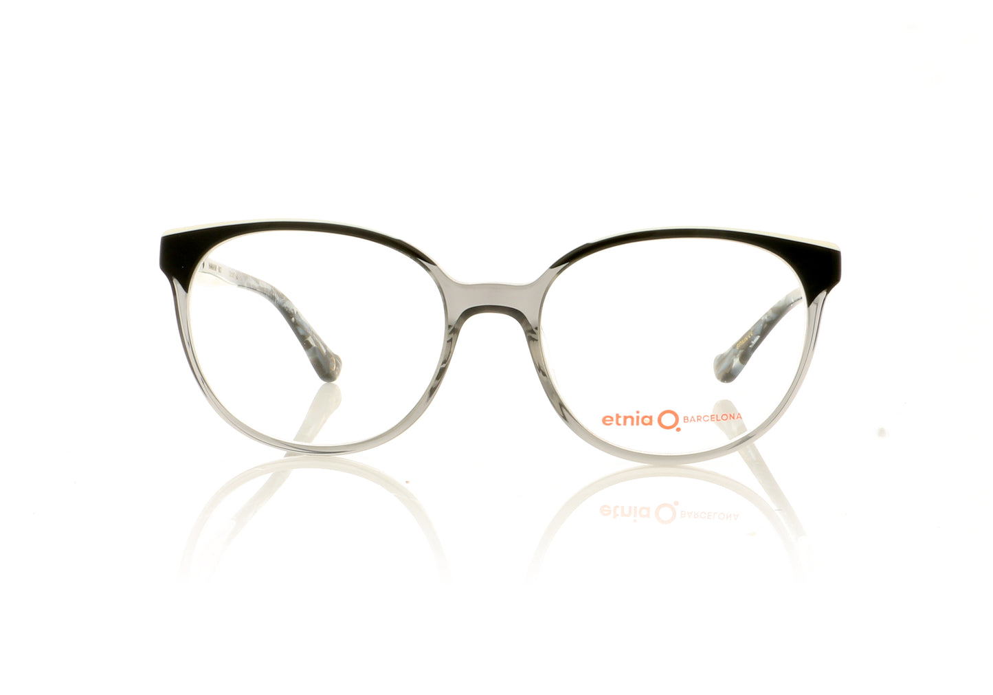 Etnia Barcelona Hannah BKGY Black Grey Glasses - Front