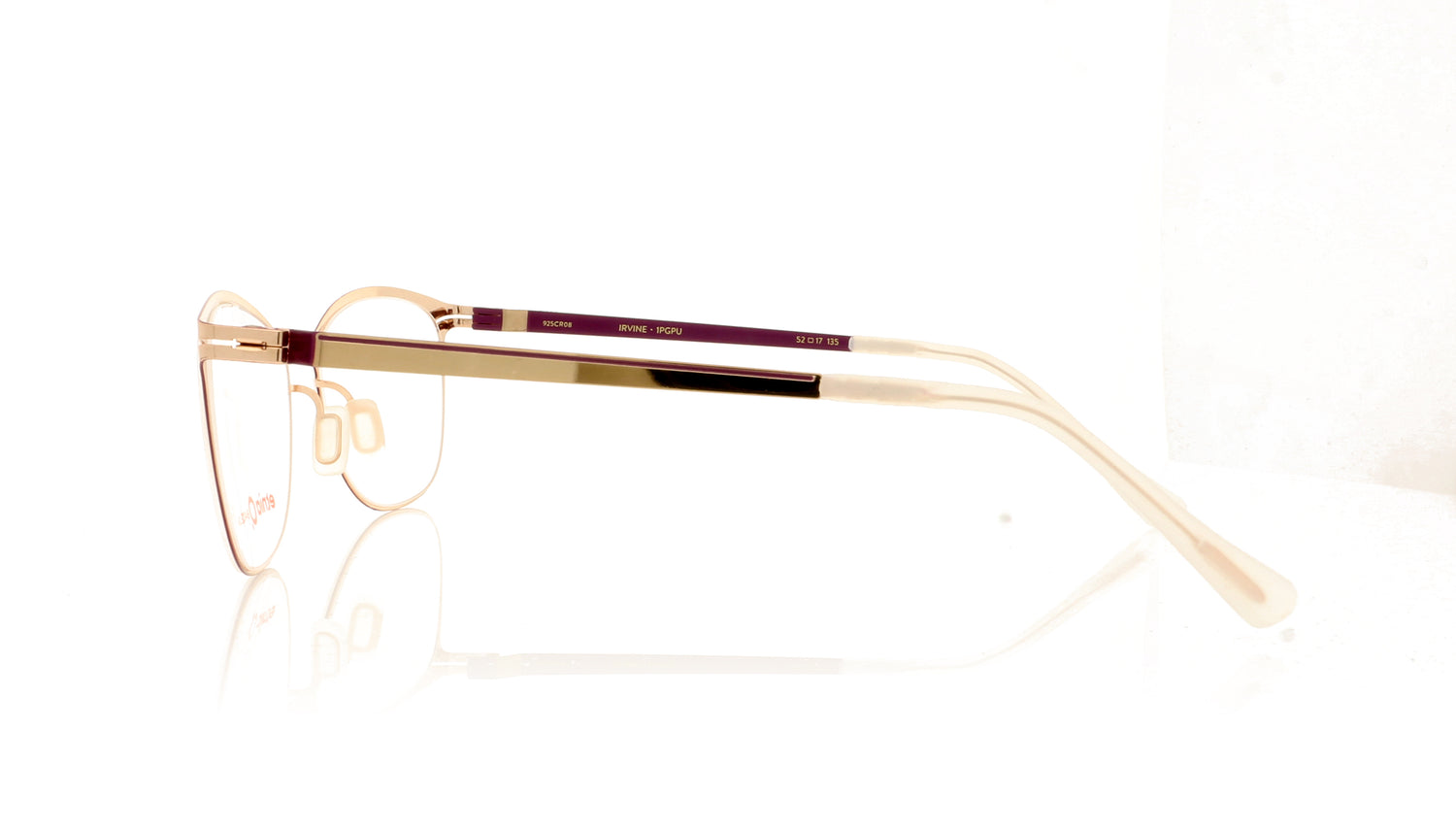 Etnia Barcelona Irvine PGPU Purple Gold Glasses - Side