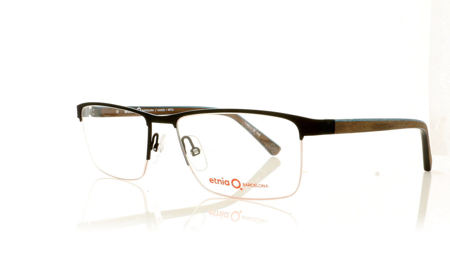 Etnia Barcelona Kassel BRTQ Brown Turquoise Glasses - Angle