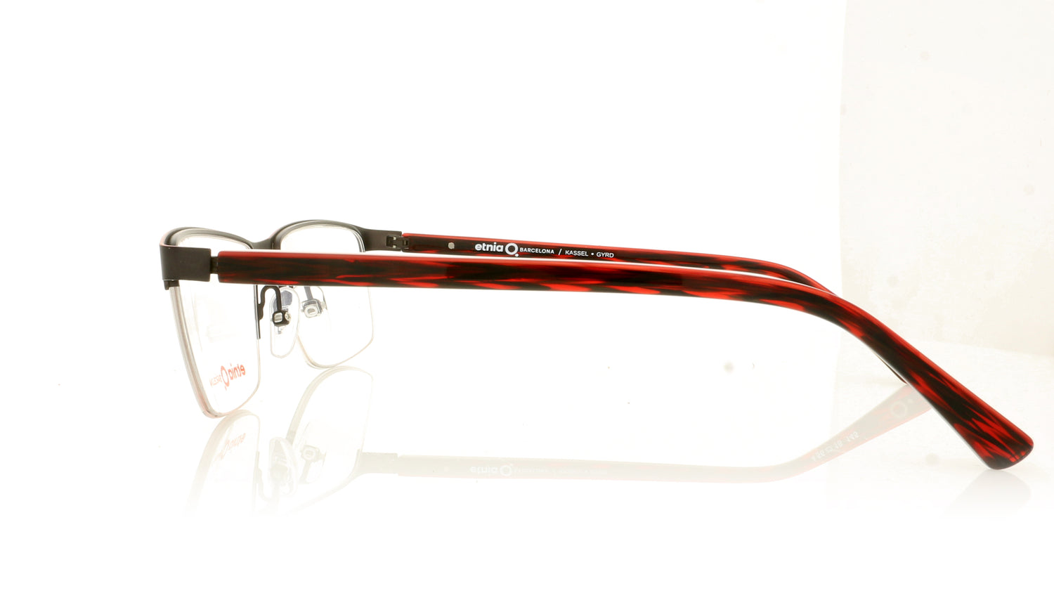 Etnia Barcelona Kassel GYRD Grey Red Glasses - Side
