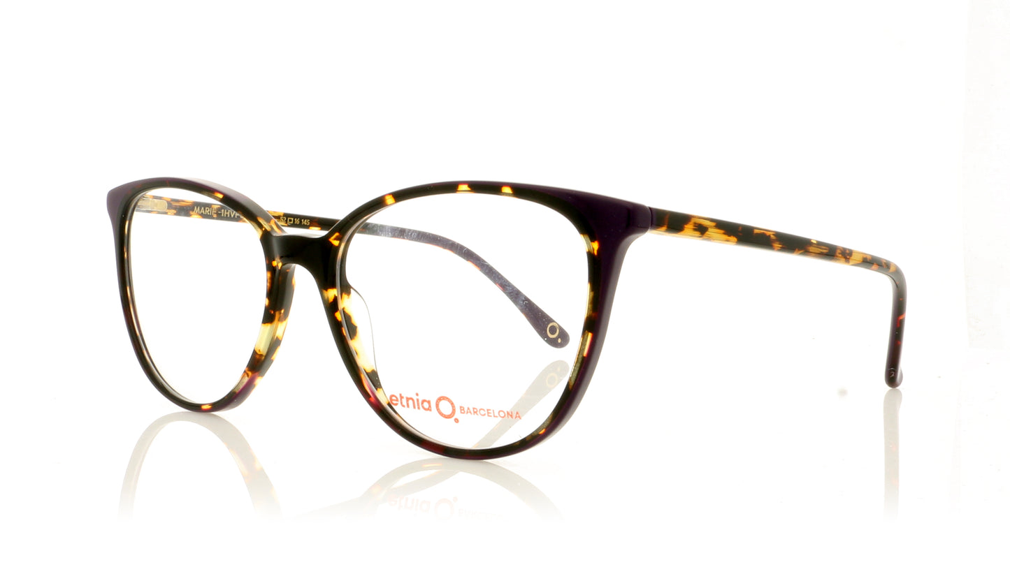 Etnia Barcelona Marie HVPU Tortoise Purple Glasses - Angle
