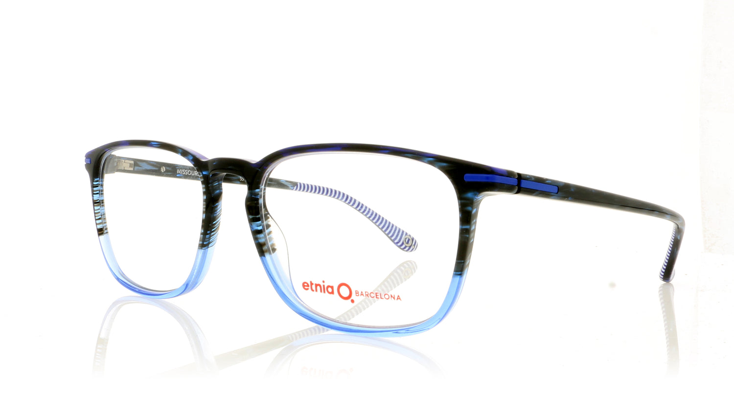 Etnia Barcelona Missouri BL Blue Glasses - Angle