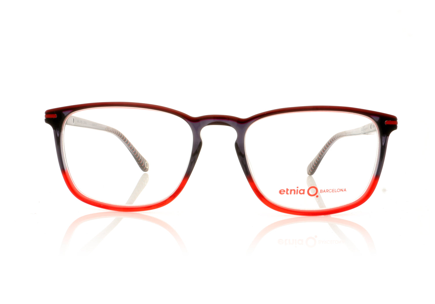 Etnia Barcelona Missouri RDBK Red Black Glasses - Front