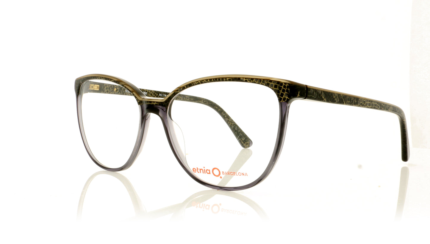 Etnia Barcelona Nimega CHBK Chess Black Glasses - Angle