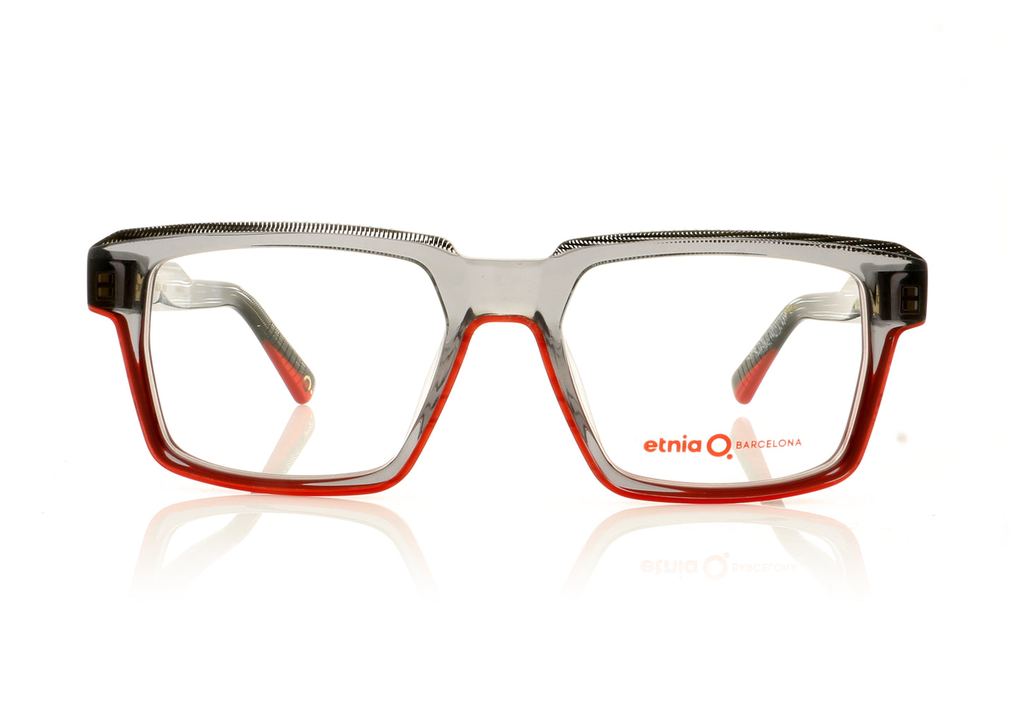 Etnia Barcelona Oscar BKRD Black Red Glasses - Front