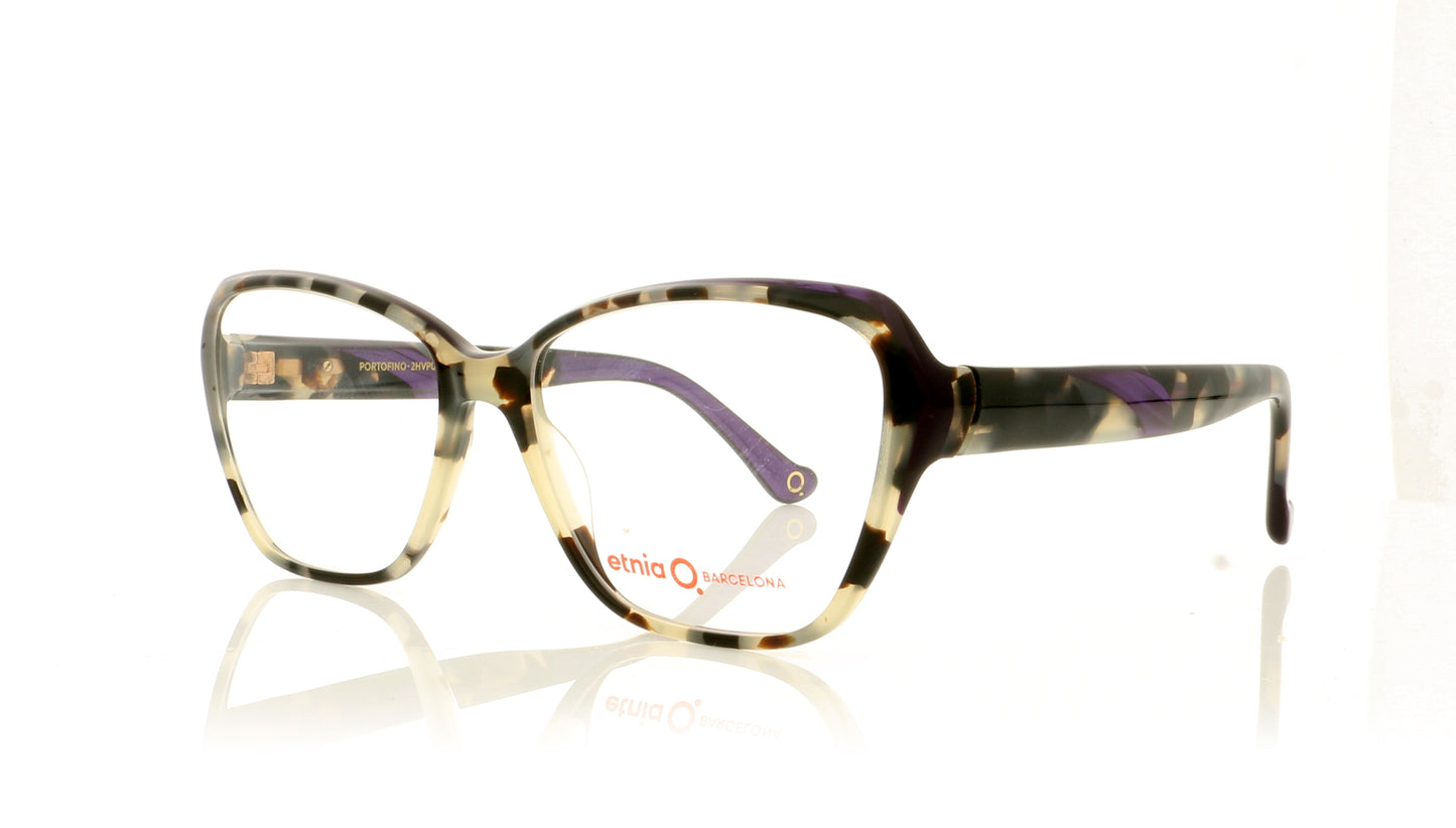 Etnia Barcelona Portofino HVPU Havana Purple Glasses - Angle