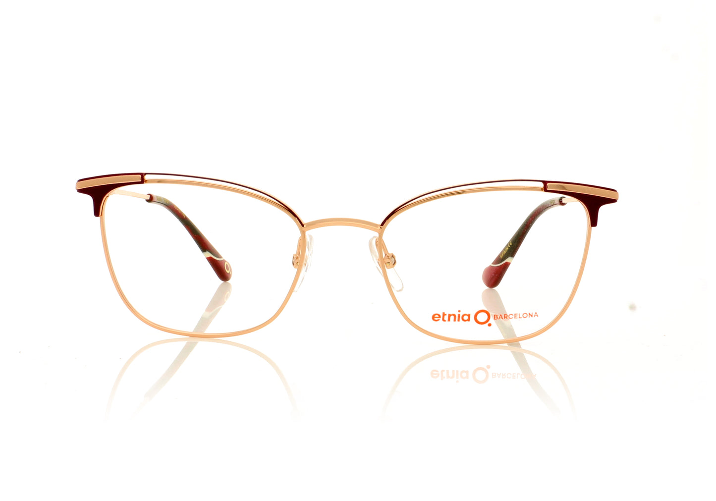 Etnia Barcelona Reims PGPU Pink Gold Purple Glasses - Front