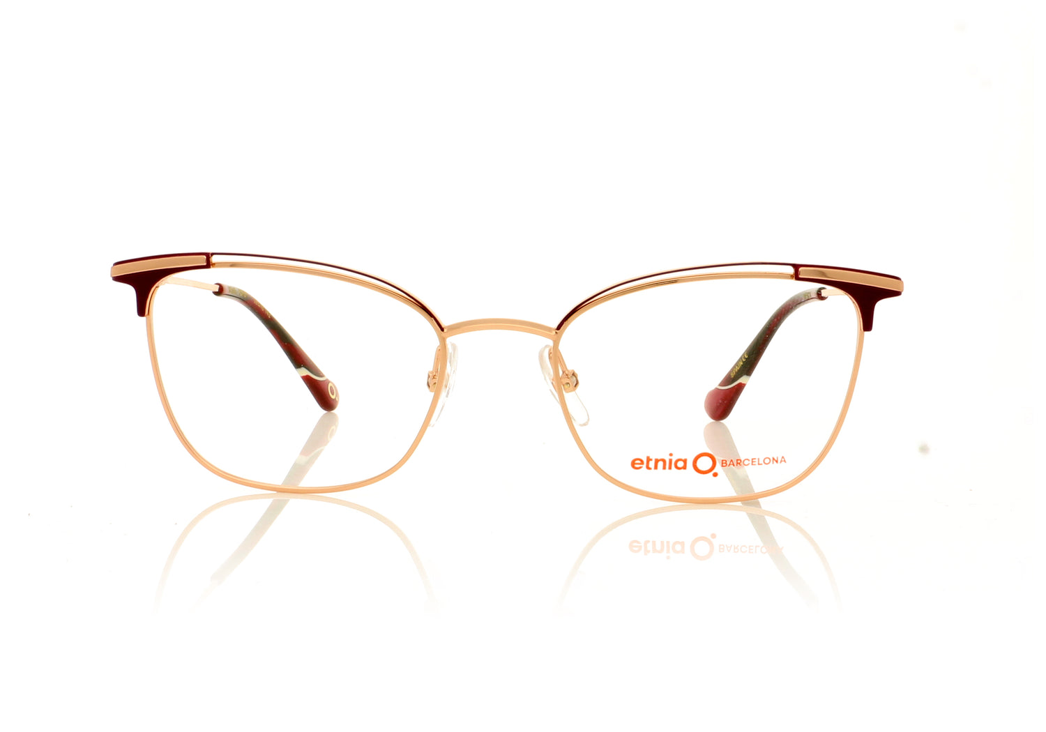 Etnia Barcelona Reims PGPU Pink Gold Purple Glasses - Front