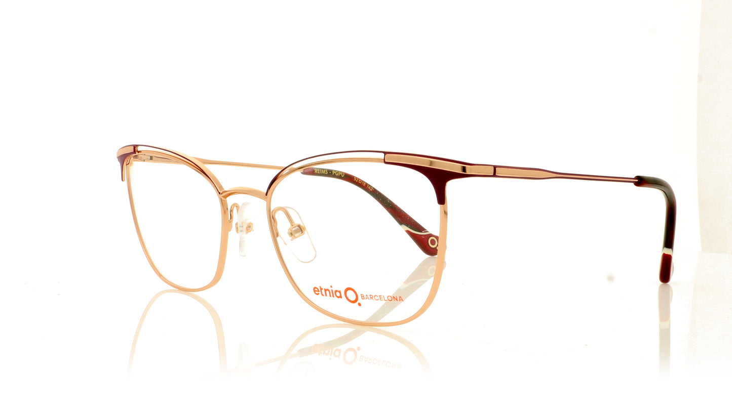 Etnia Barcelona Reims PGPU Pink Gold Purple Glasses - Angle