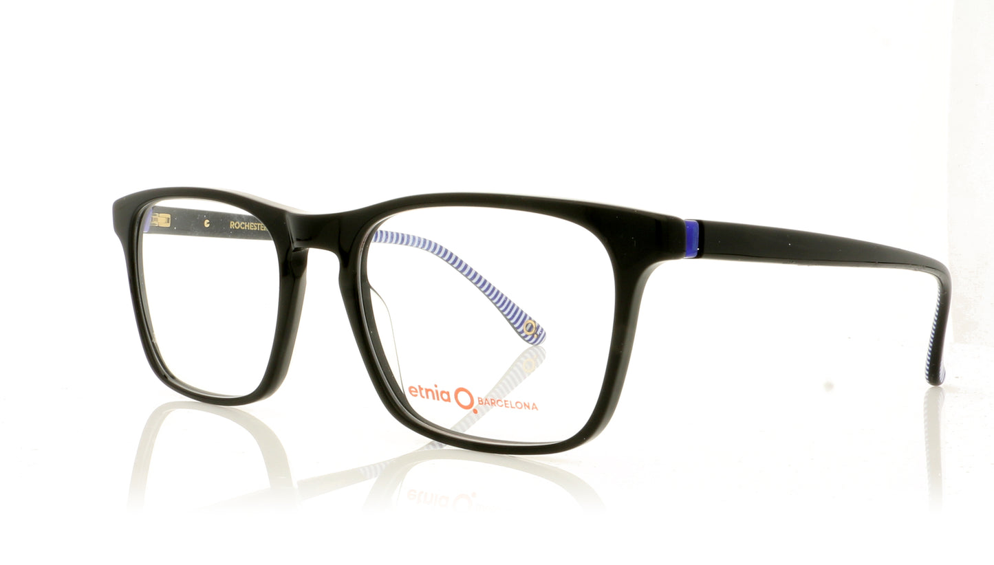 Etnia Barcelona Rochester BKBL Black Glasses - Angle