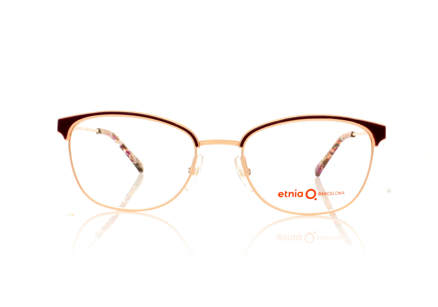 Etnia Barcelona Royal PKBX Pink Bordeaux Glasses - Front