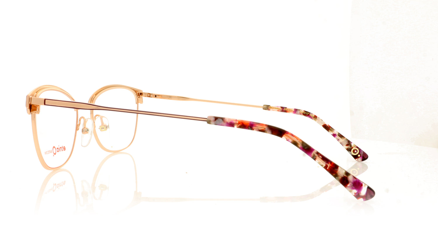 Etnia Barcelona Royal PKBX Pink Bordeaux Glasses - Side