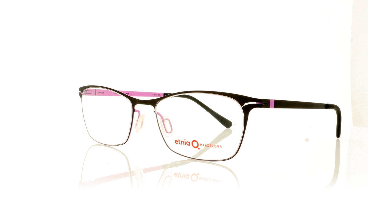 Etnia Barcelona Utrecht GYPK Grey Pink Glasses - Angle