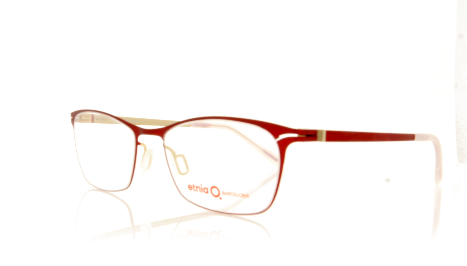 Etnia Barcelona Utrecht RDGD Red Glasses - Angle