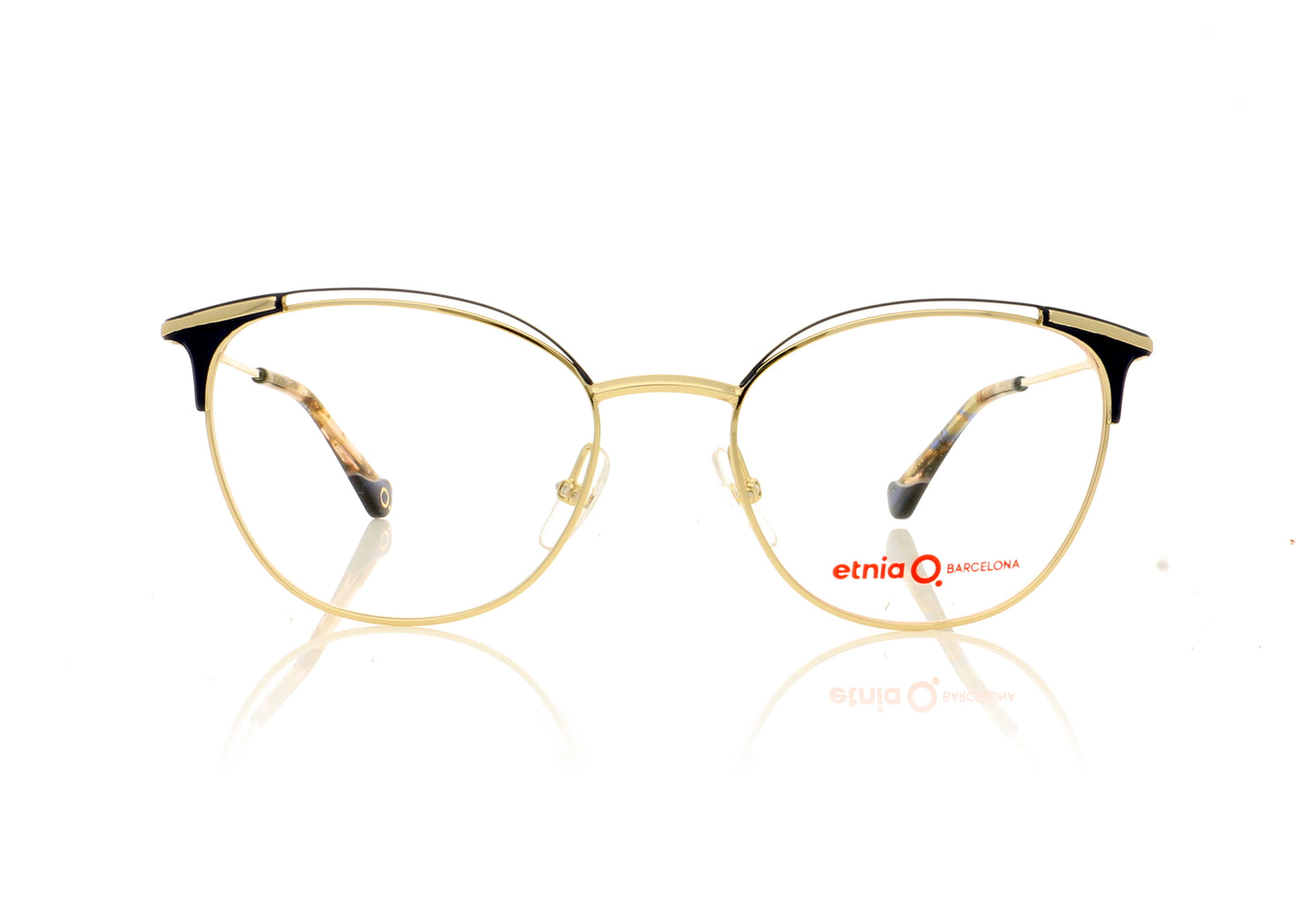 Etnia Barcelona Vesoul GDBL Golden Blue Glasses - Front