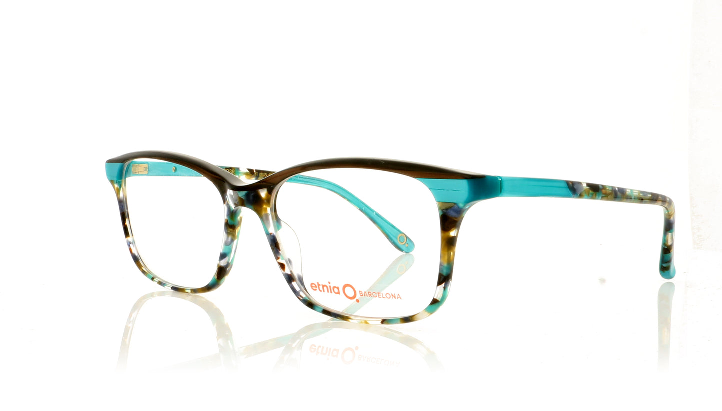 Etnia Barcelona Vicenza TQBR Green Brown Glasses - Angle