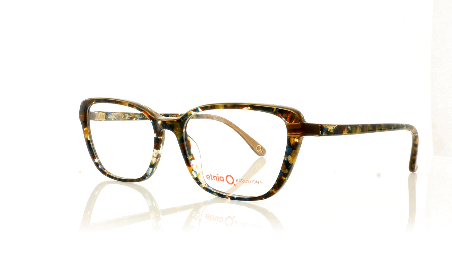 Etnia Barcelona Ville HVBZ Havana Bronze Glasses - Angle