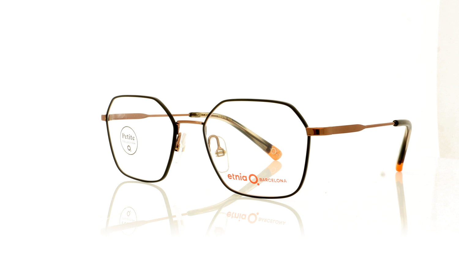 Etnia Barcelona Yuki BKBZ Black Bronze Glasses - Angle