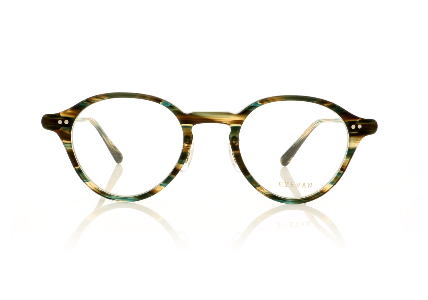 Eyevan Core Cassady PCK Havana Glasses - Front