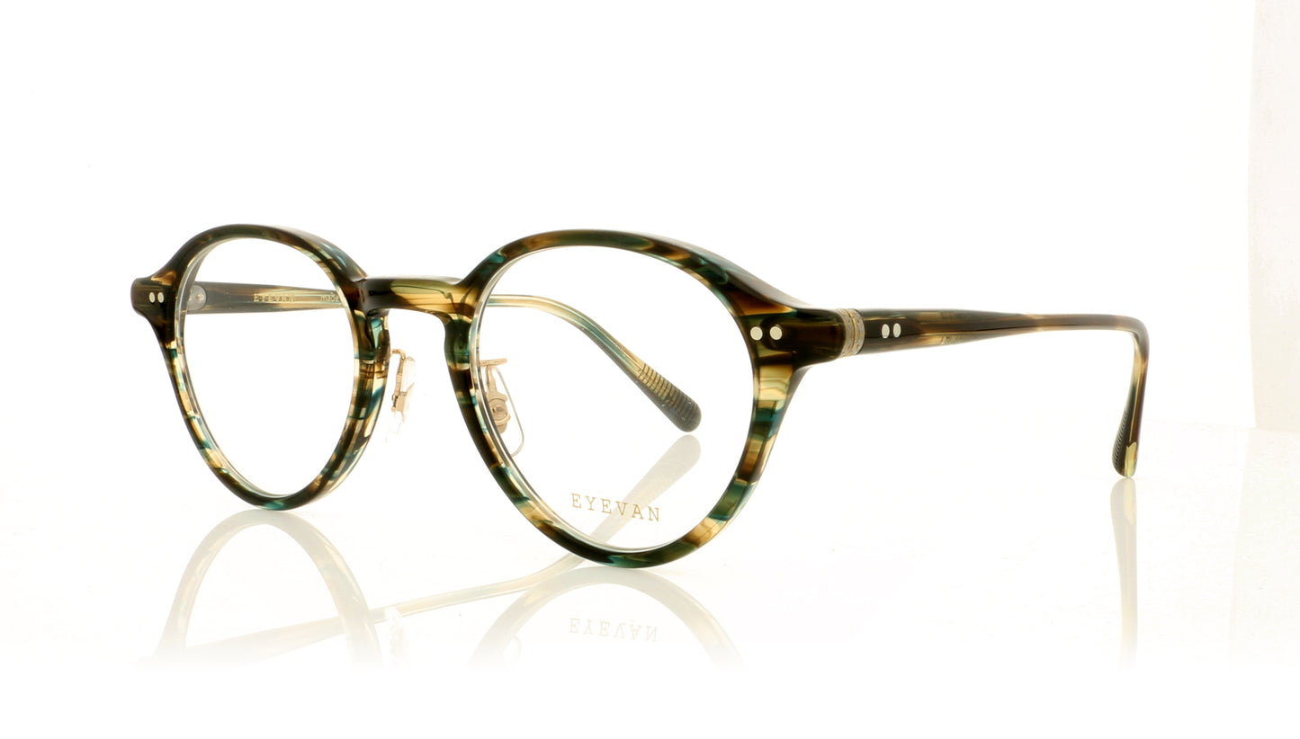 Eyevan Core Cassady PCK Havana Glasses - Angle