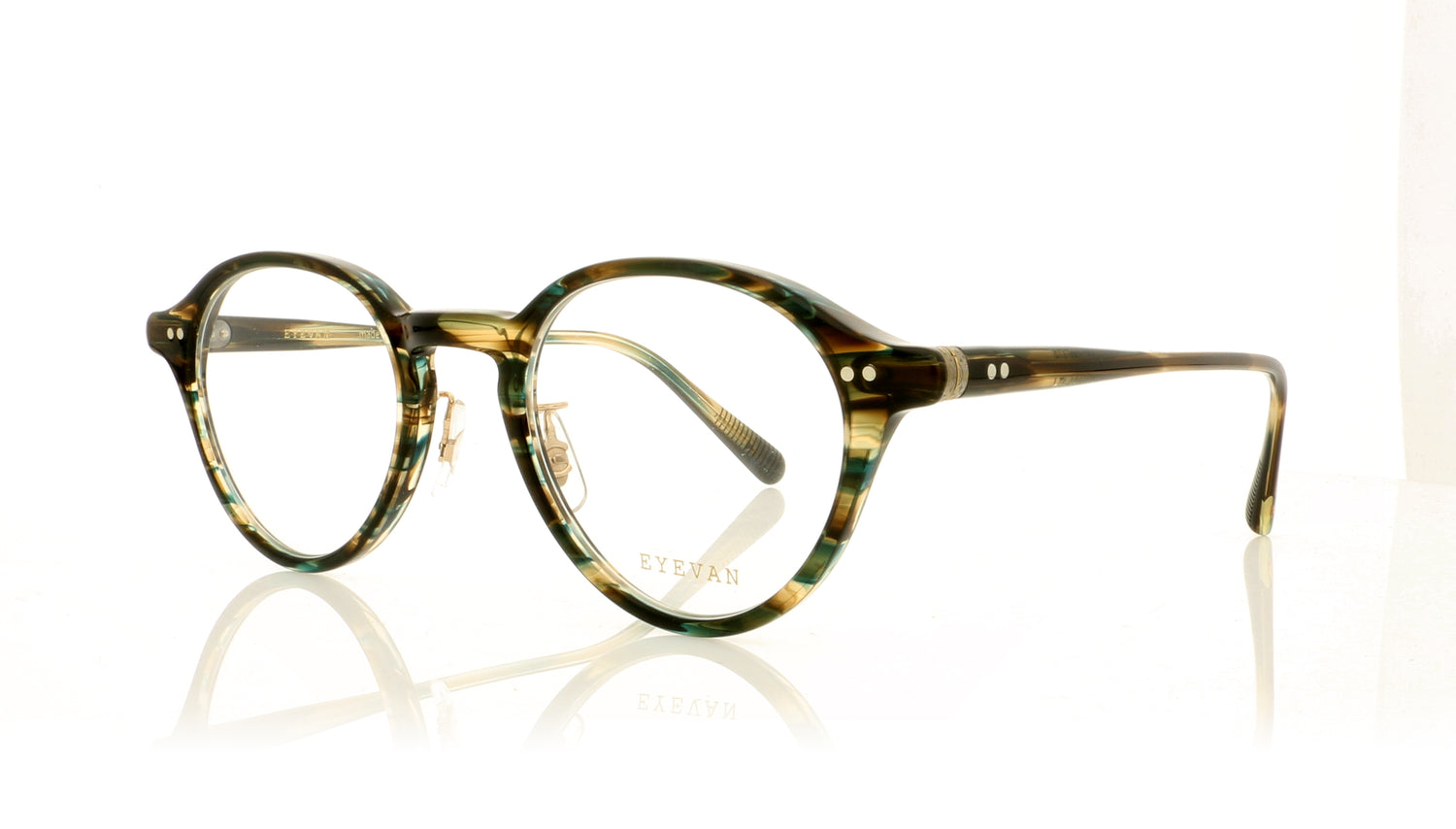 Eyevan Core Cassady PCK Havana Glasses - Angle