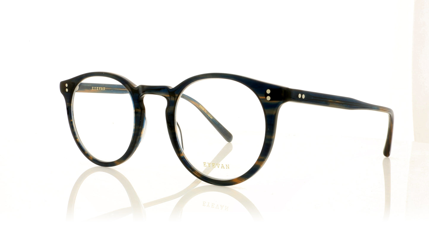 Eyevan Core Phil IMD Dark Brown Glasses - Angle