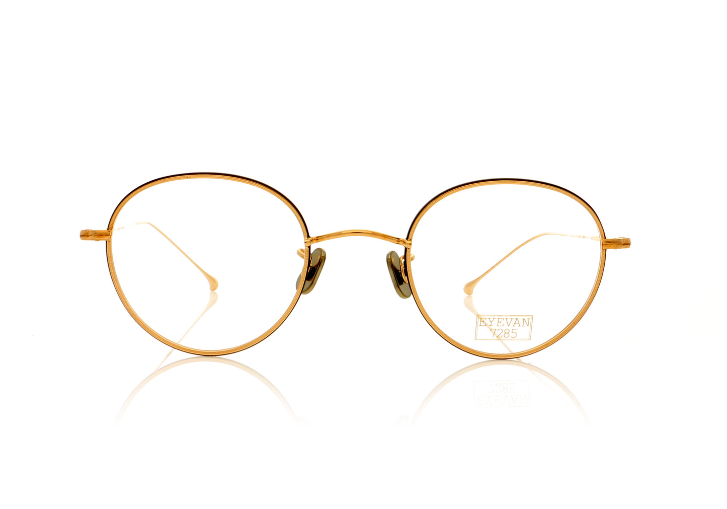 Eyevan 7285 152 9080 Gold Glasses - Front