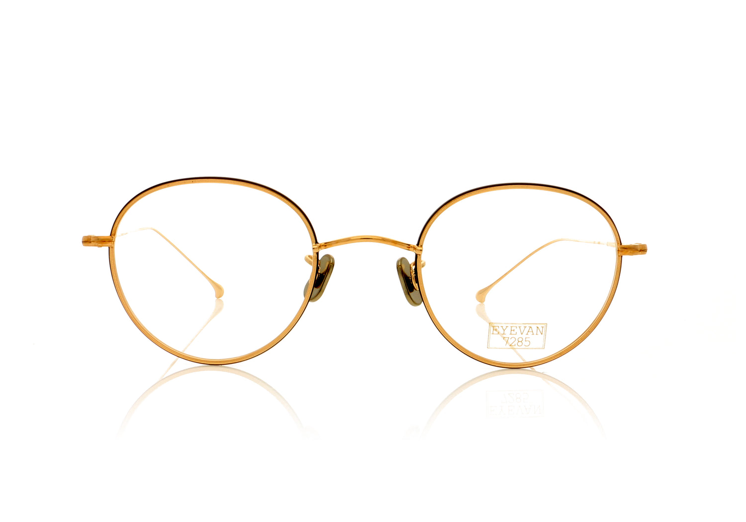 Eyevan 7285 152 9080 Gold Glasses - Front