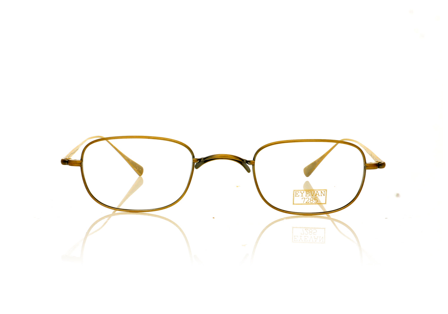 Eyevan 7285 165E 901 Gold Glasses - Front